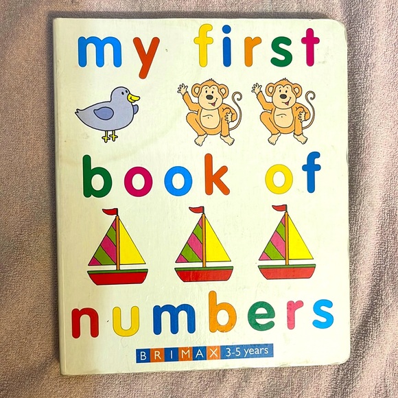 1999 My first book of numbers  vintage children’s board book - Picture 1 of 8